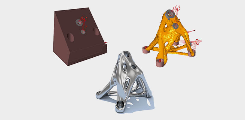topology optimization in Altair Inspire