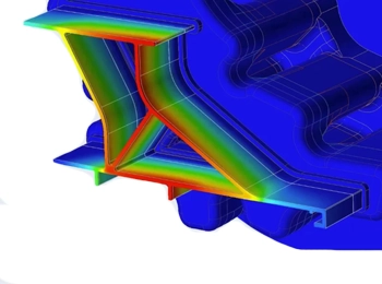 Altair Inspire Extrude software visualising polymer extrusion, optimising die design, flow distribution, and production efficiency.