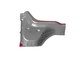 Altair Inspire Form stamping process simulation, visualising material deformation and defect detection in real-time analysis.