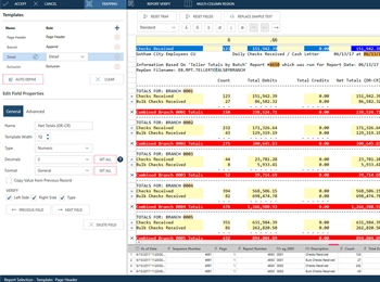 Showcasing automated data extraction from complex PDF reports, invoices, and documents, streamlining data preparation for business intelligence.