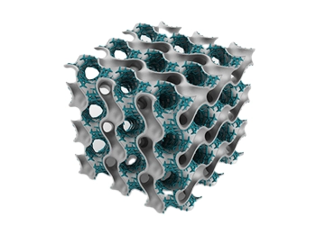 Altair Sulis demonstrating implicit modeling techniques to generate complex lattice structures, enabling efficient material usage and advanced design capabilities in additive manufacturing.